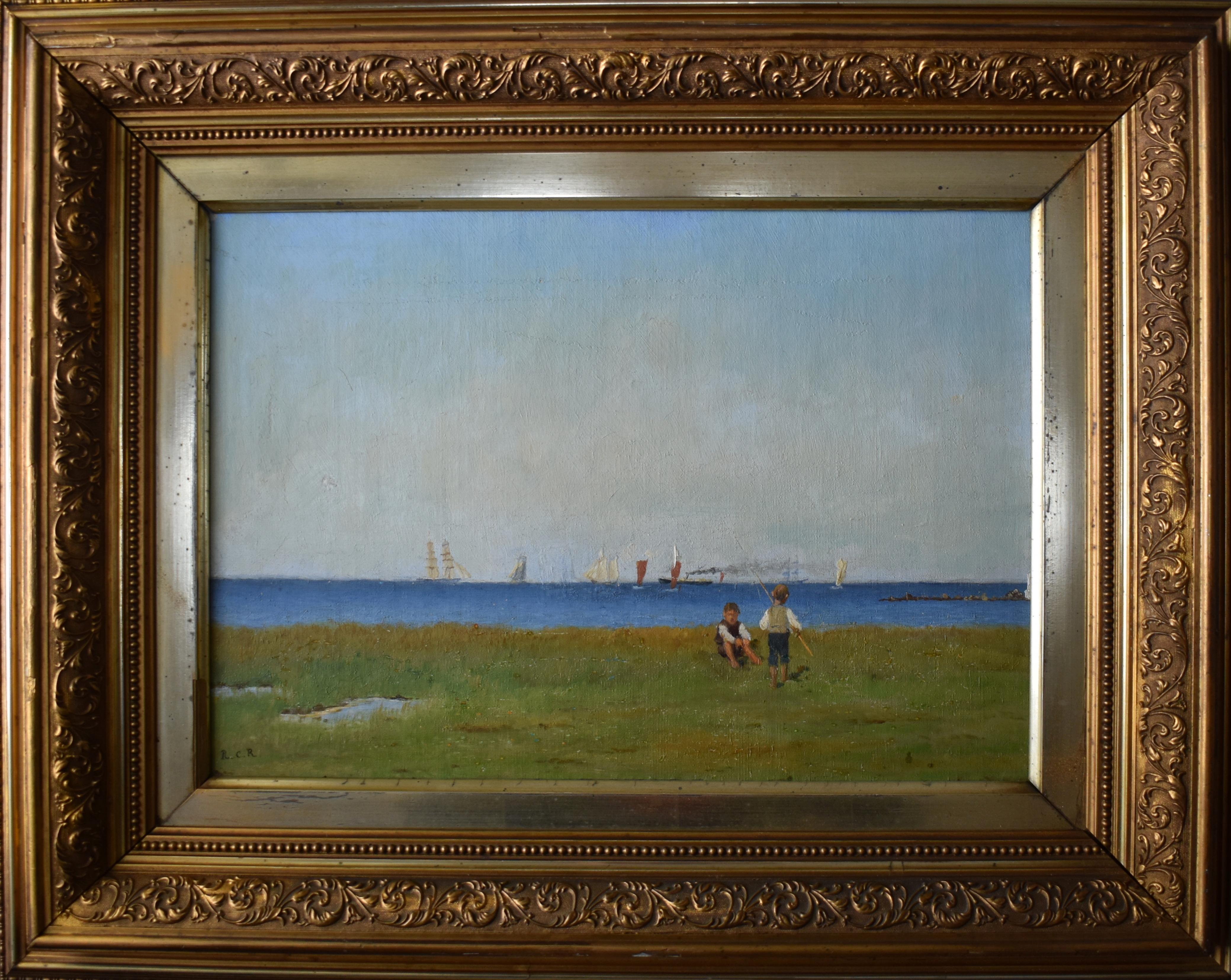 Landscape Painting Rasmus Carl Rasmussen  - Peinture à l'huile de l'école danoise Skagen Colony