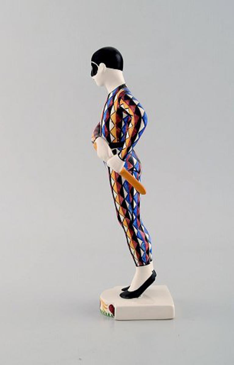 Rasmus Harboe (1868-1952) for Alumina. Rare harlequin porcelain figurine. Designed in 1906.
In very good condition. 1st factory quality.
Stamped.
Measures: 23.5 x 6.5 cm.