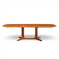 Rasmus Mid Century Danish Teak Expanding Dining Table with 2 Leaves