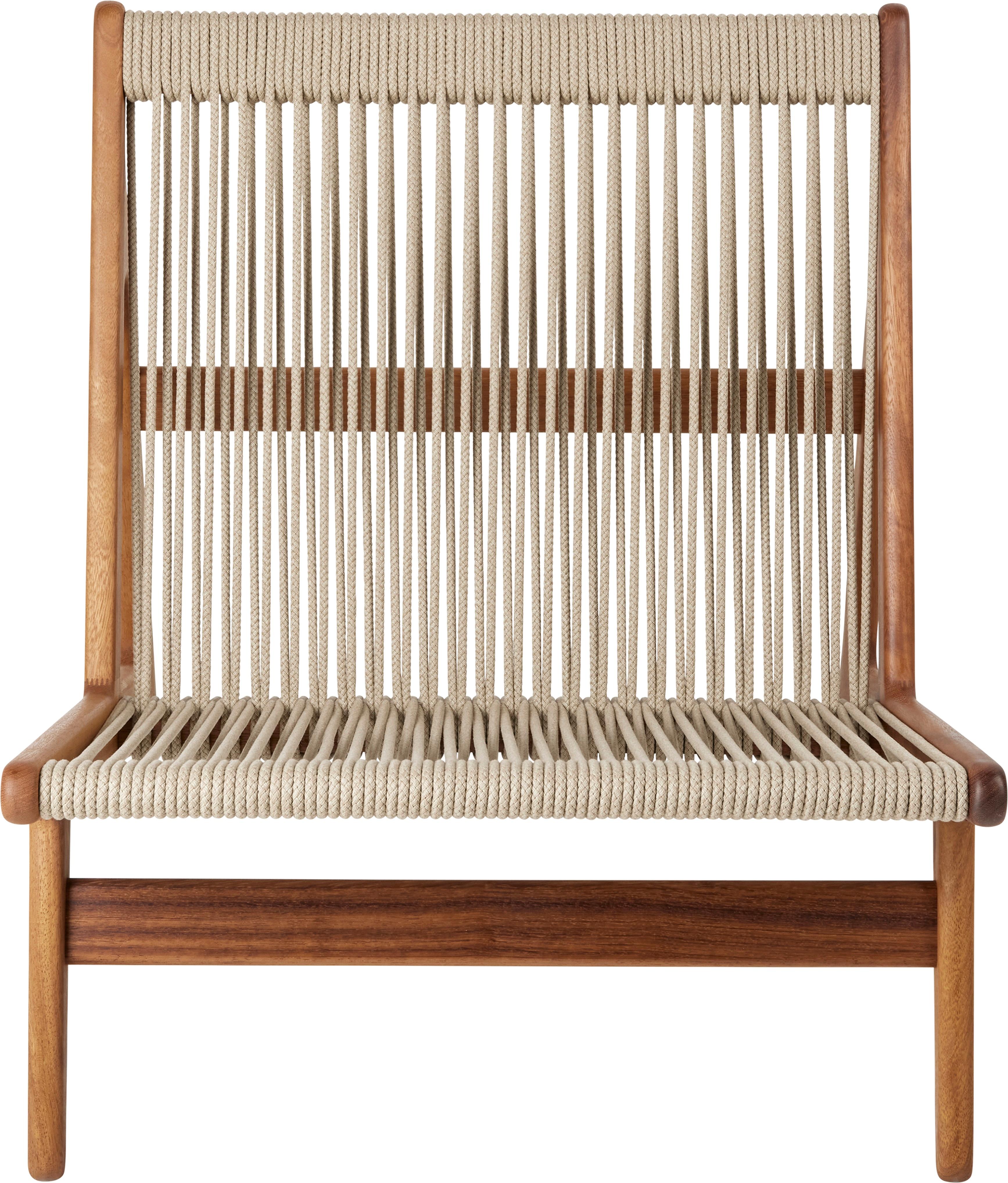 Rasmussen 'MR01' Indoor/Outdoor Initial Chair in Iroko Wood for Gubi For Sale 1