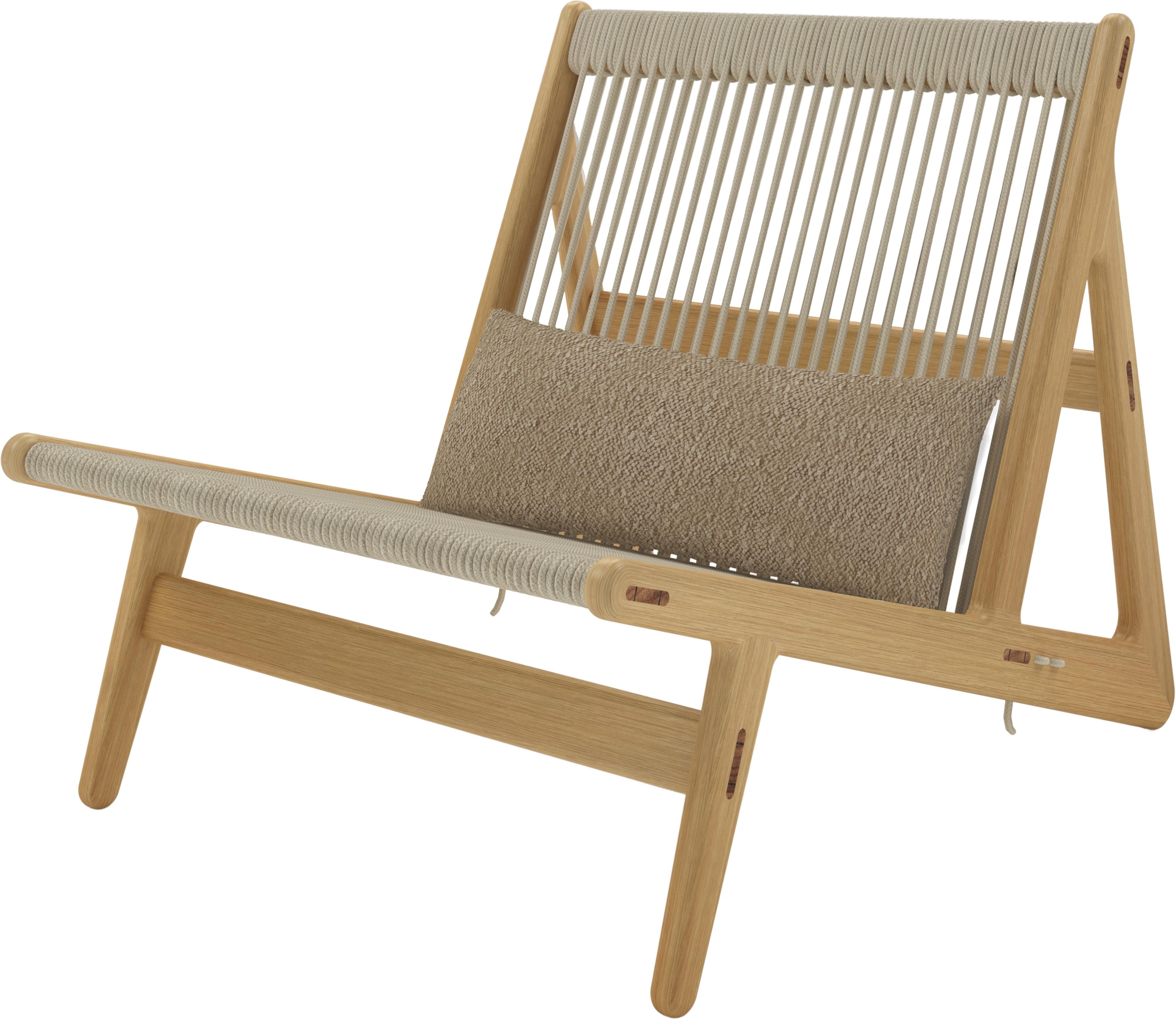 Mid-Century Modern Rasmussen MR01 Initial Chair in Oak for Gubi For Sale