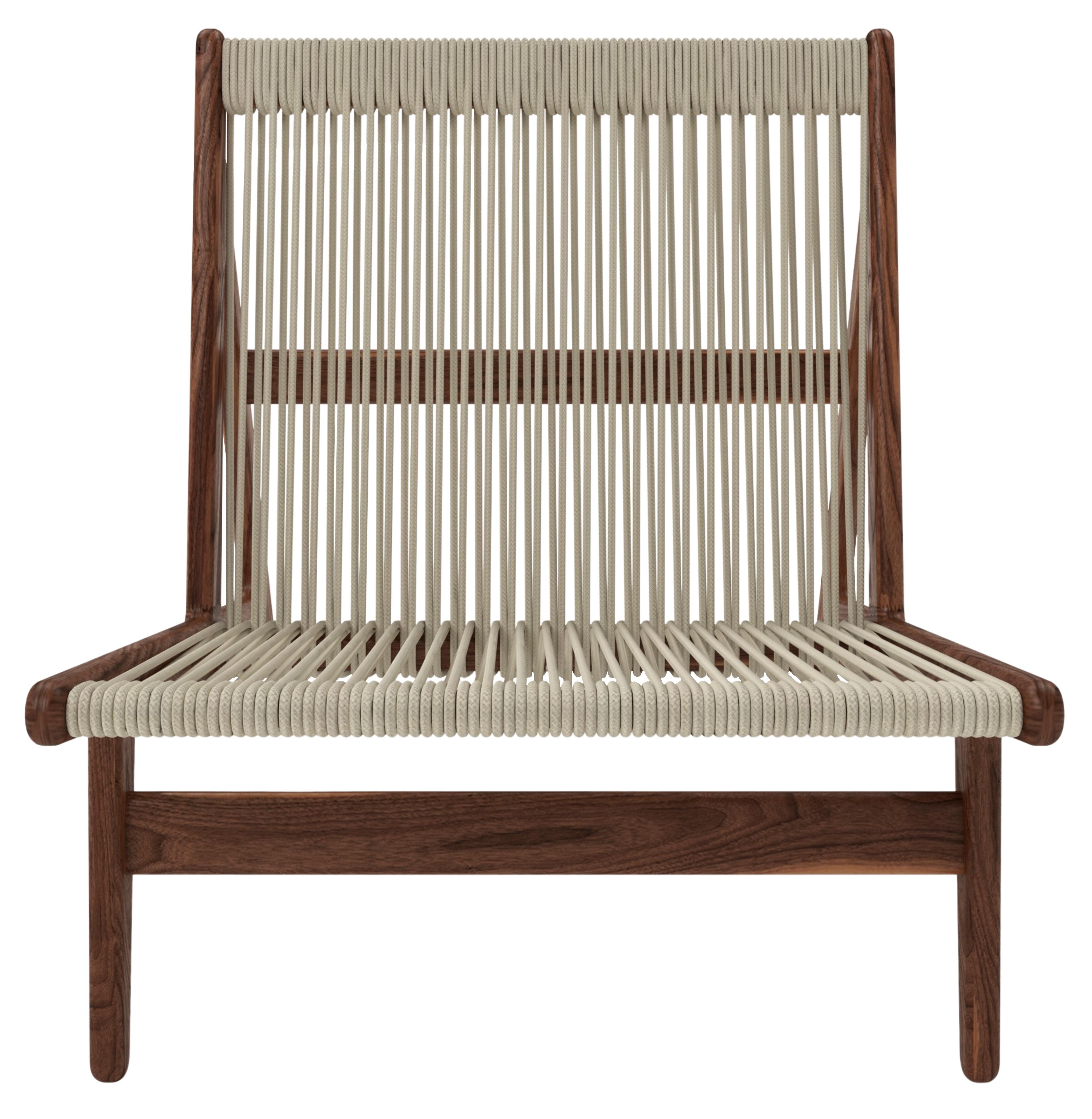 Rasmussen 'MR01' Initial Chair in Nussbaum für Gubi

Der vom Tischler Mathias Steen Rasmussen entworfene Stuhl MR01