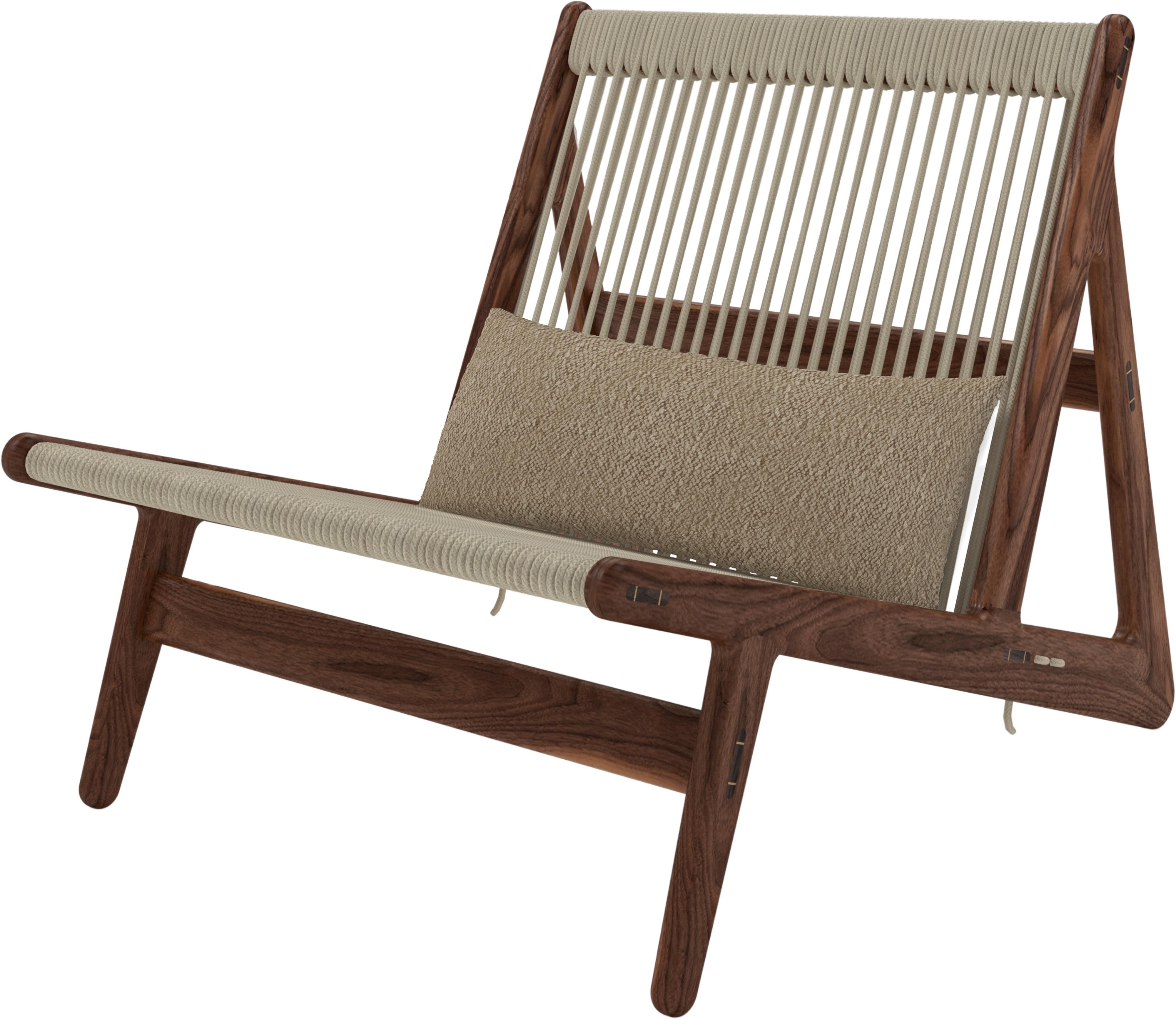 Rasmussen MR01 Initial Chair in Walnut for Gubi In New Condition For Sale In Glendale, CA