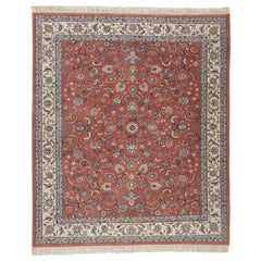 Raspberry Indo Persian Kashan Design Rug