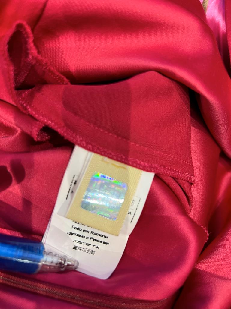 Raspberry pink backless cocktail dress GALLIANO Pour femmes en vente