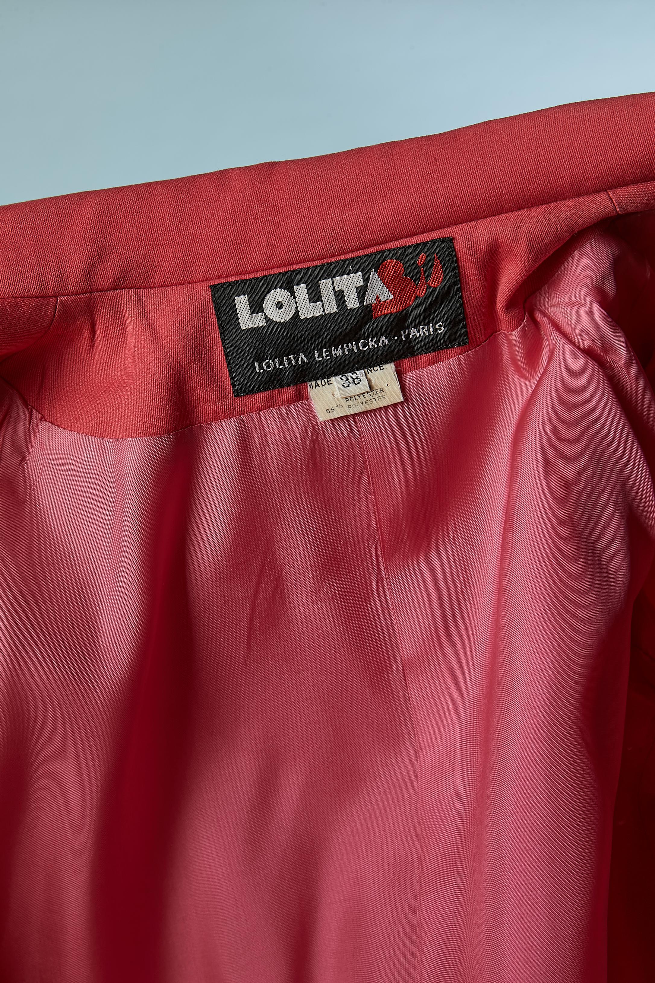 Giacca rosa lampone con chiusura a moschettone Lolita Bis by Lolita Lempicka in vendita 2