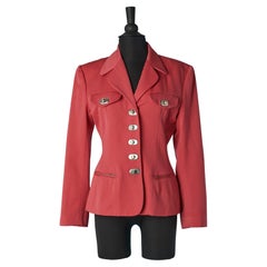 Raspberry pink jacket with clasp closure Lolita Bis by Lolita Lempicka