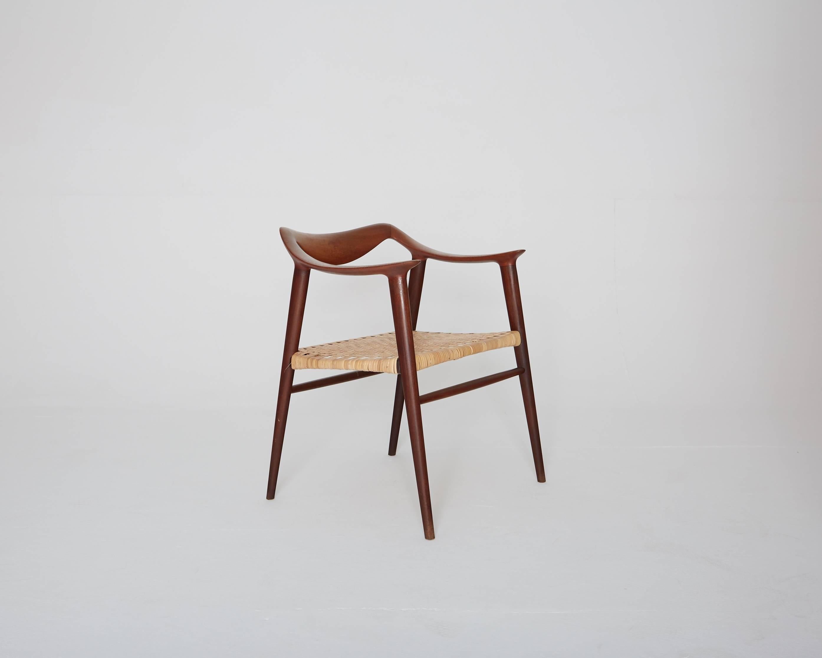 A Bambi chair designed by Rolf Rastad and Adolf Relling for Gustav Bahus & Eft, Norway, 1950s. Marked.