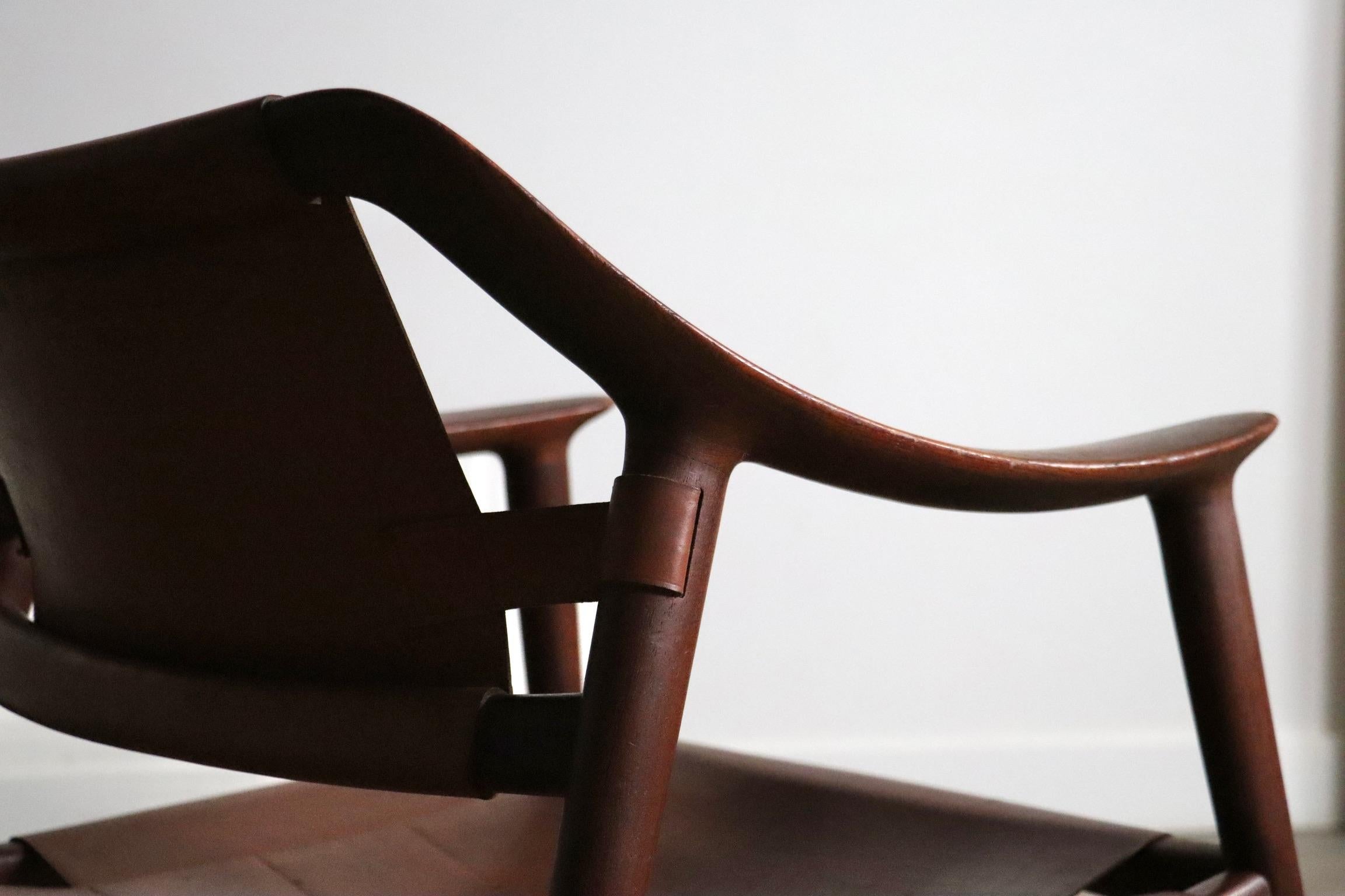 Rastad And Relling Bambi Lounge Chair Gustav Bahus Norway 1950 For Sale 6