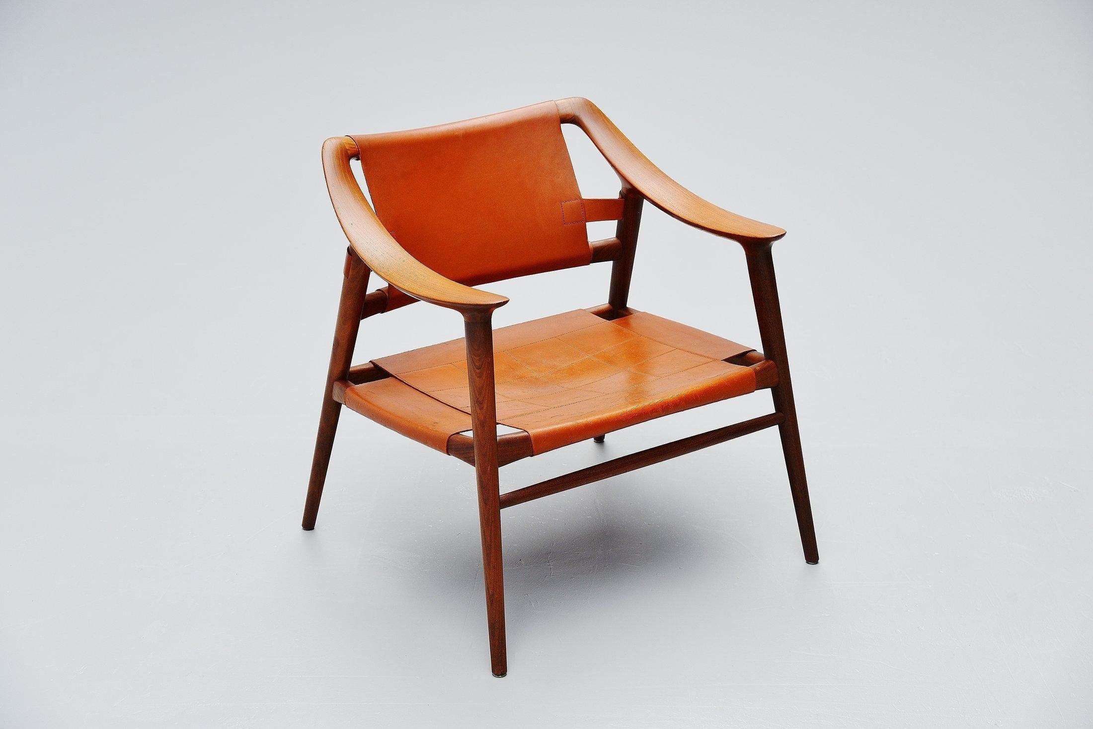 Norwegian Rastad and Relling Bambi Lounge Chair Gustav Bahus, Norway, 1950