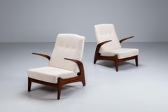 Fauteuils à dossier bas Rastad et Relling, Gimson et Slater, Norvège, 1960