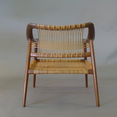Rastad & Relling, Bambi Chair, made by Gustav Bahus, Norway 1954, teak and cane