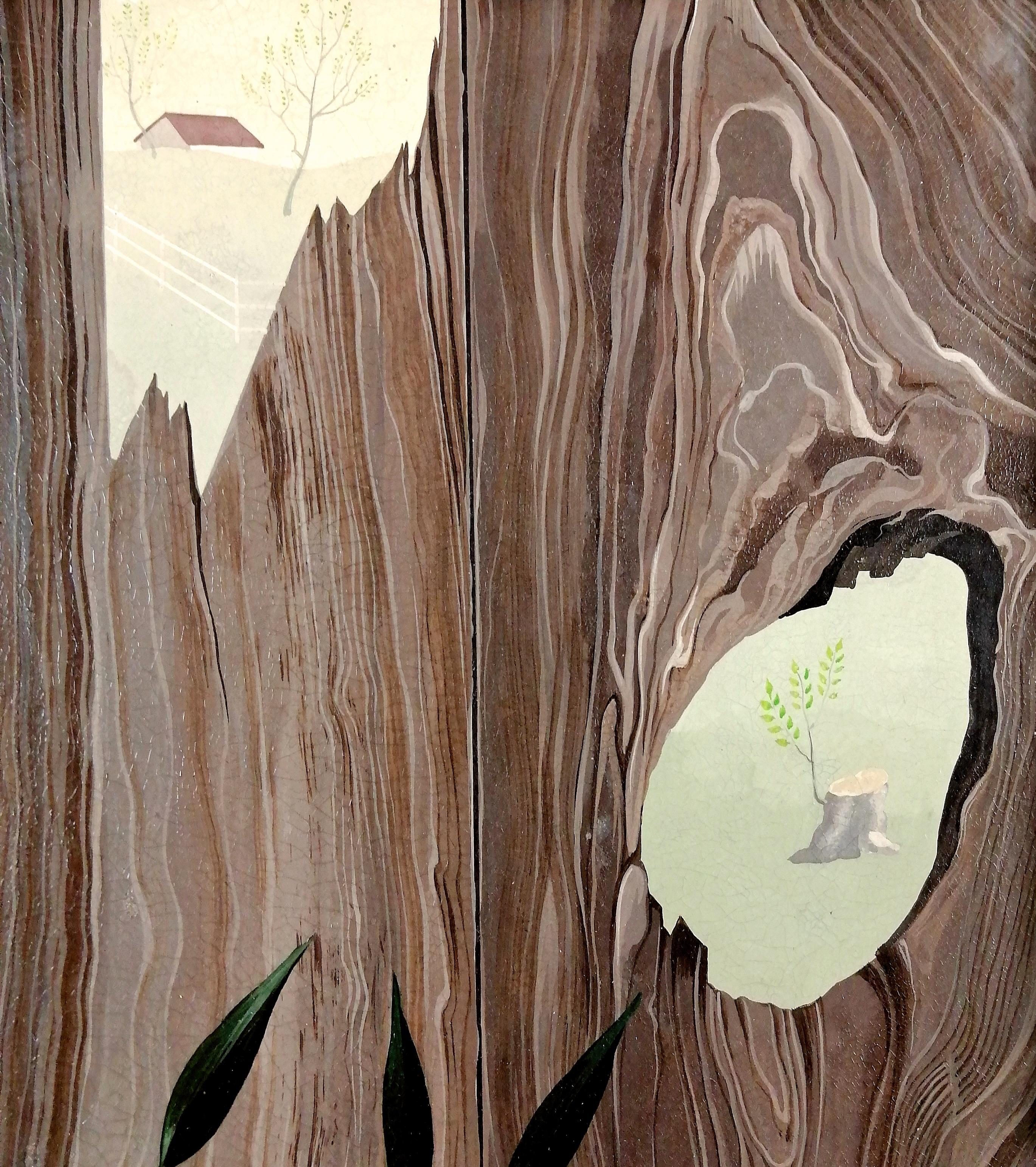 Naturaleza Muerta - Pintura Naïf Francesa Rusa de Frutas y Verduras de mediados del siglo XX en venta 1
