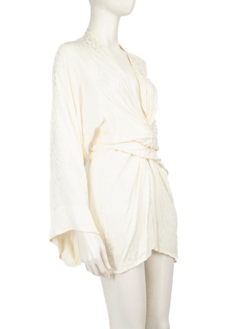 CONDITION is Very good. Minimal wear to the dress is evident. Light pilling on the lower back left. Marks on the front left waist band tie, right sleeve and back of this used Rat & Boa designer resale item. Marks may need gentle hand wash contrary