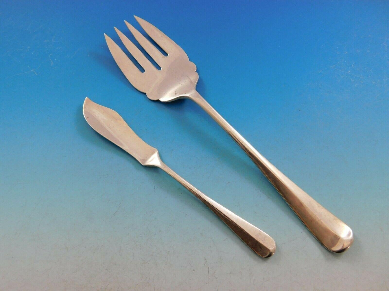Rat Tail par Georgian House - Service de couverts en argent sterling - 52 pièces - Angleterre 2