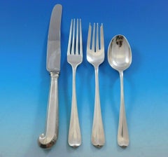 Rat Tail by Tiffany and Co Sterling Silver Flatware Set 12 Service 74 Pieces