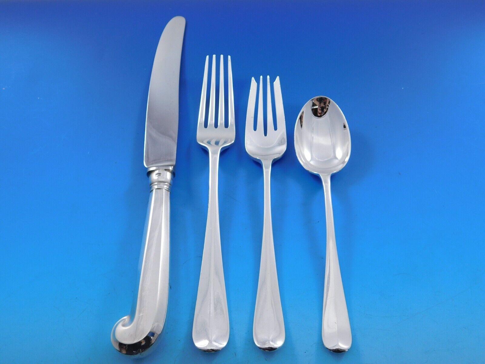 Coda di topo di Tiffany & Co. Servizio di posate in argento Sterling 45 pezzi per la cena In condizioni ottime in vendita a Big Bend, WI