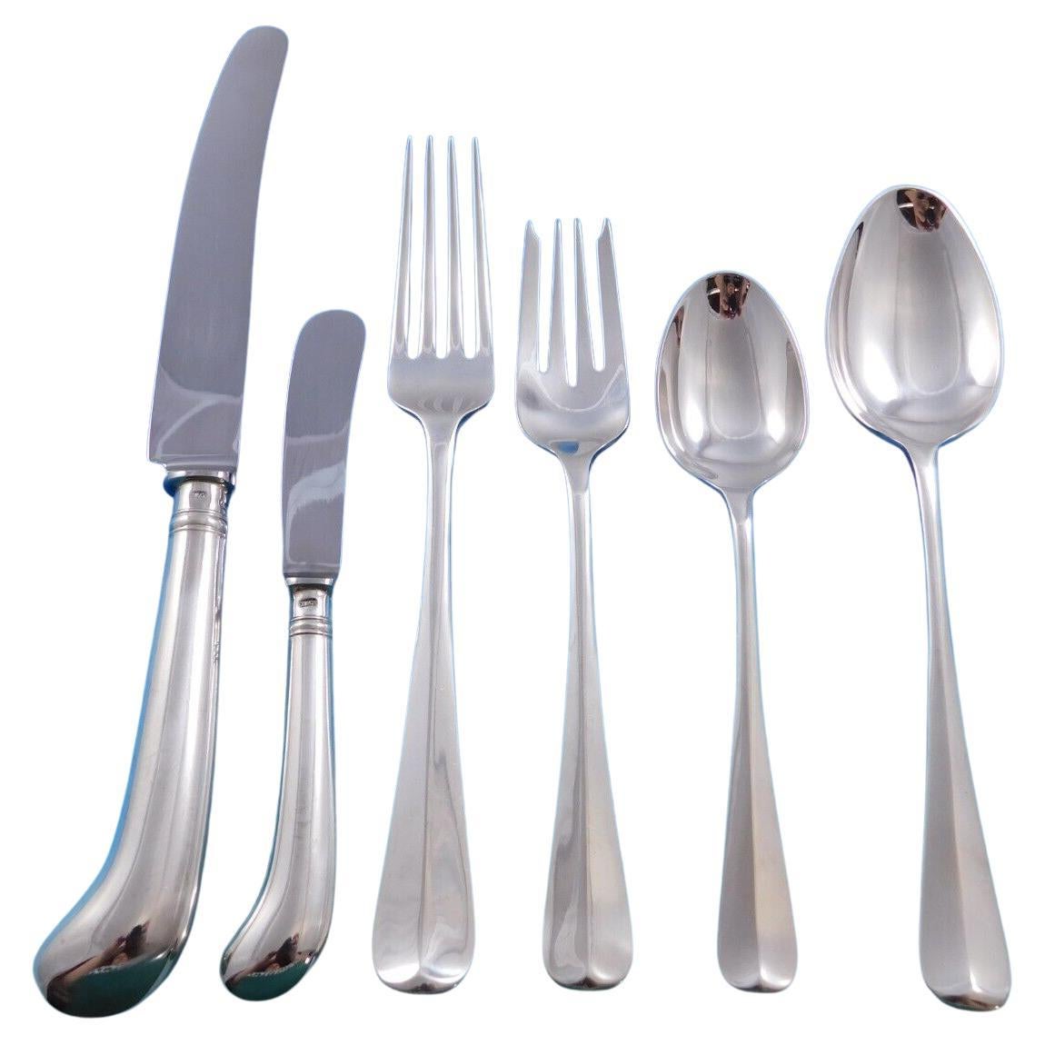 Rat Tail von Tiffany & Co. Sterling Silber Besteck Set Service 75 Stück Abendessen im Angebot