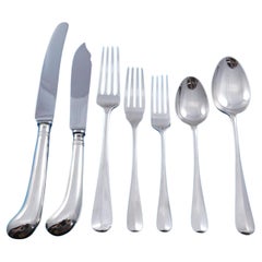 Rat Tail by Tiffany and Co. Sterling Silver Flatware Set Service 86 pcs Dinner