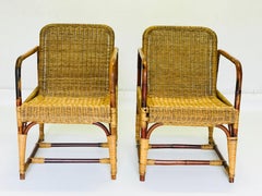 Fauteuil en rotin tressé Erich Dieckmann 1925
