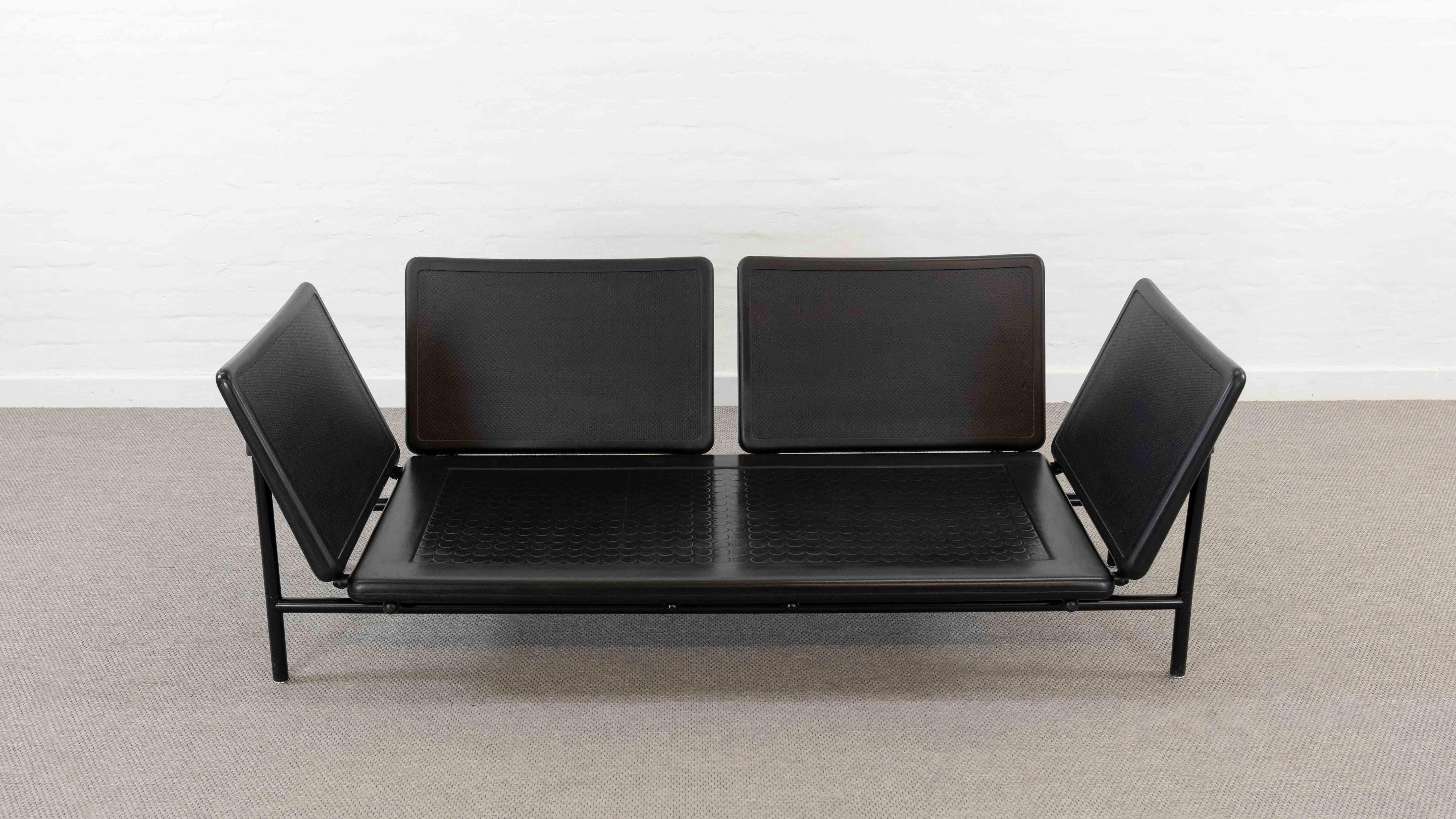 RATAPLAN SOFA - DAYBED BY ROBERTO TAPINASSI FOR DEMA, ITALY 80s For Sale 14