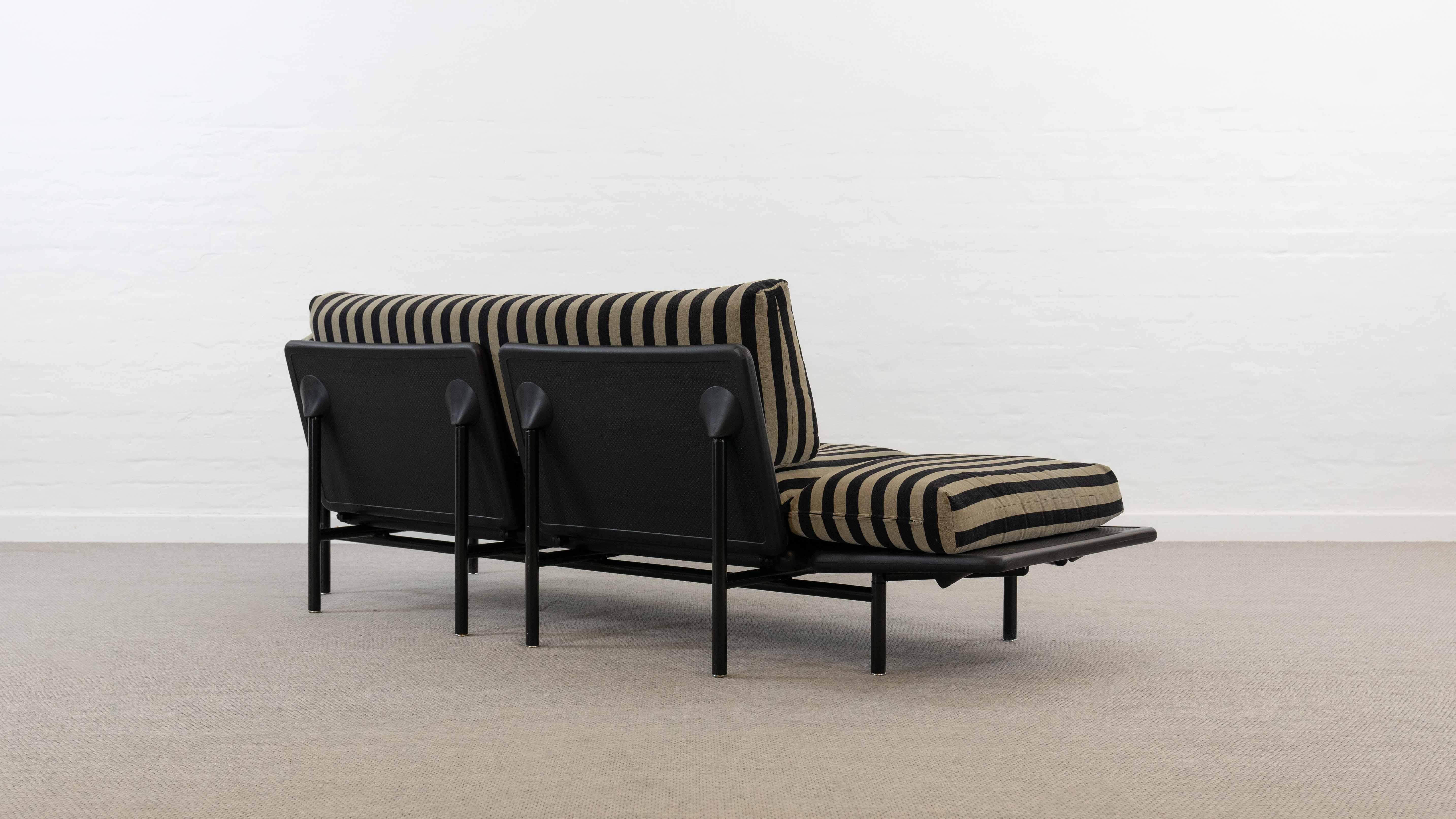 RATAPLAN SOFA - DAYBED BY ROBERTO TAPINASSI FOR DEMA, ITALY 80s For Sale 3