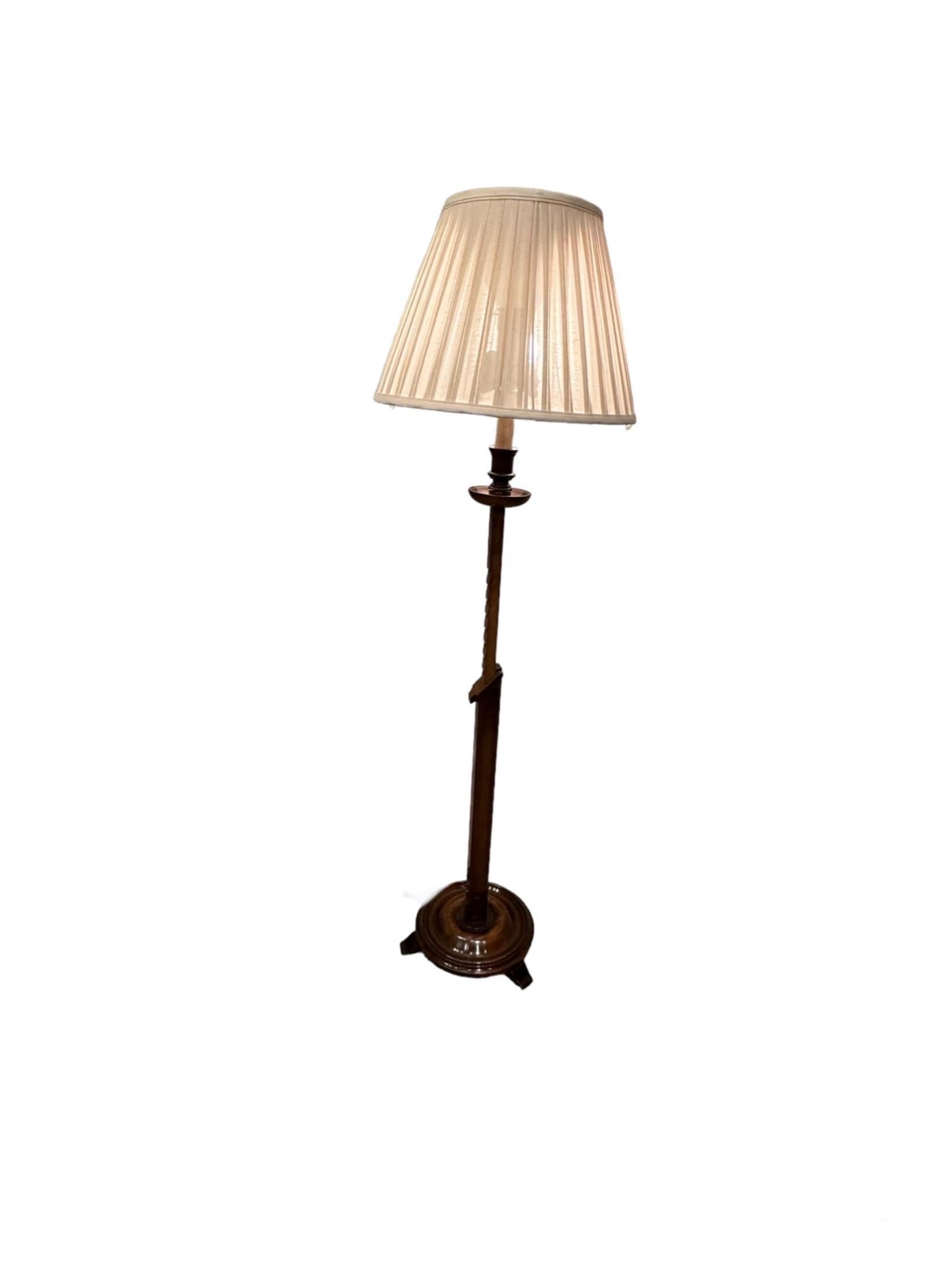 Ratcheting adjustable floor lamp 6