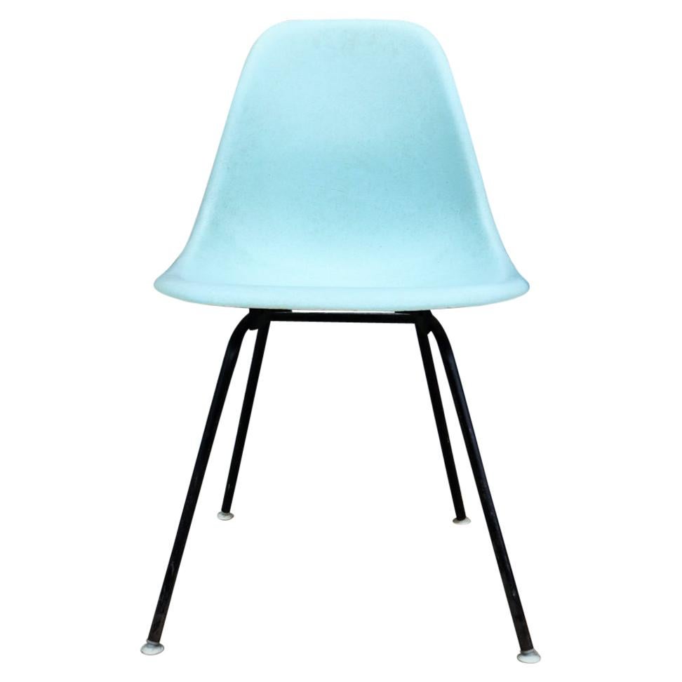 Rare Herman Miller Eames DSX Dining Chair in Robin’s Egg Blue