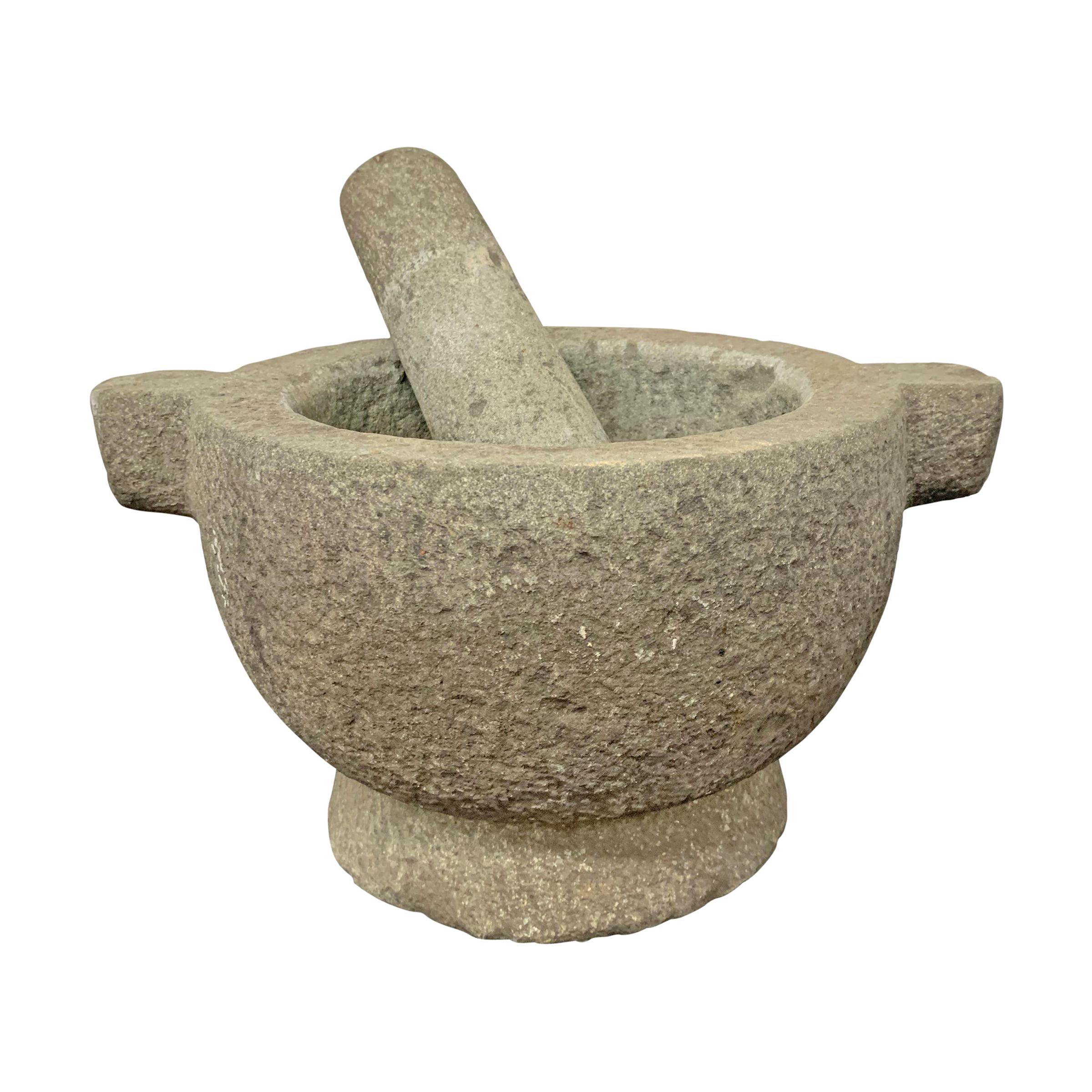 Large 19th Century Cast Iron Mortar and Pestle at 1stdibs
