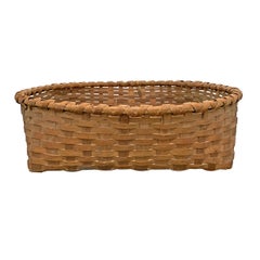 Rather Large 19th Century Split Oak Basket