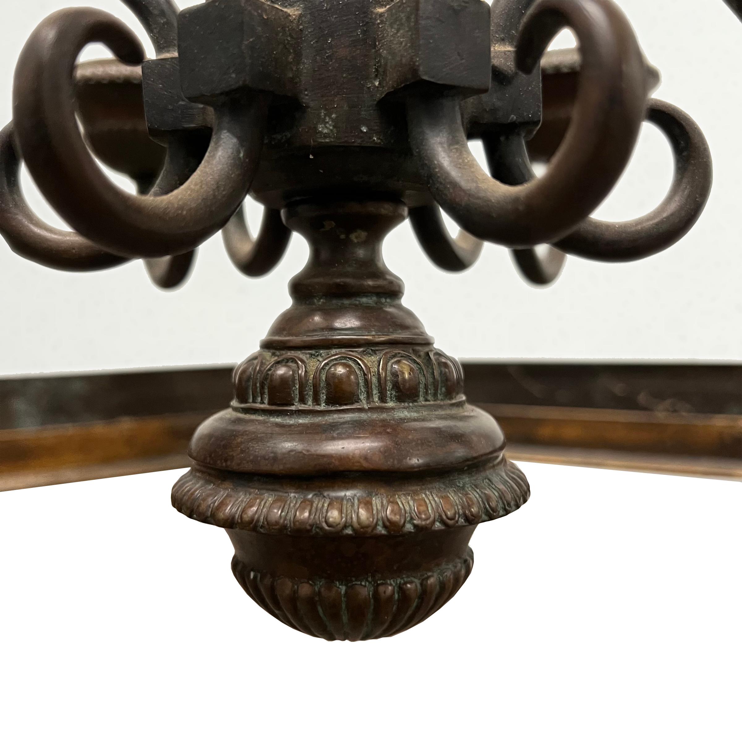 Rather Large 20th Century English Regency-Style Bronze Lantern 8