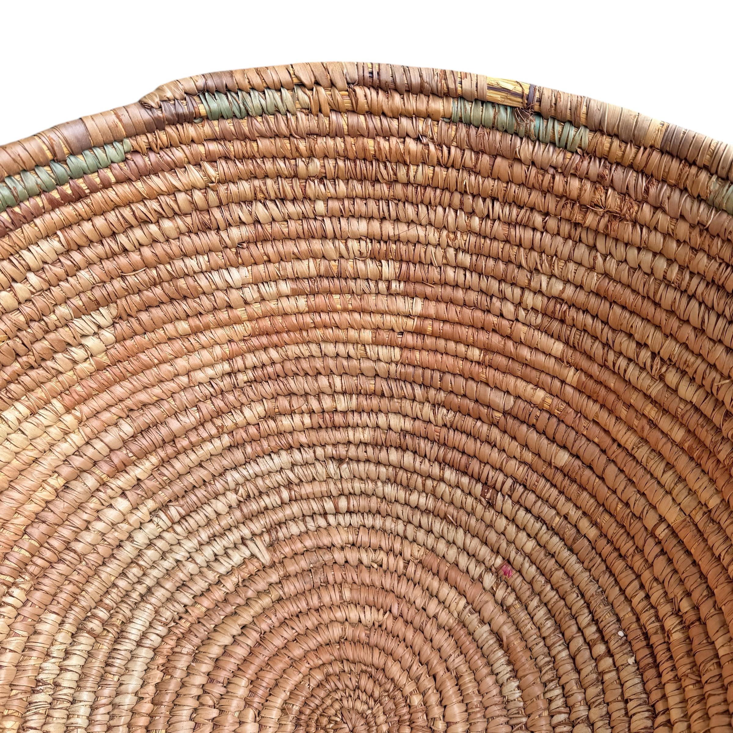 Rather Large 20th Century Hausa Basket For Sale 3