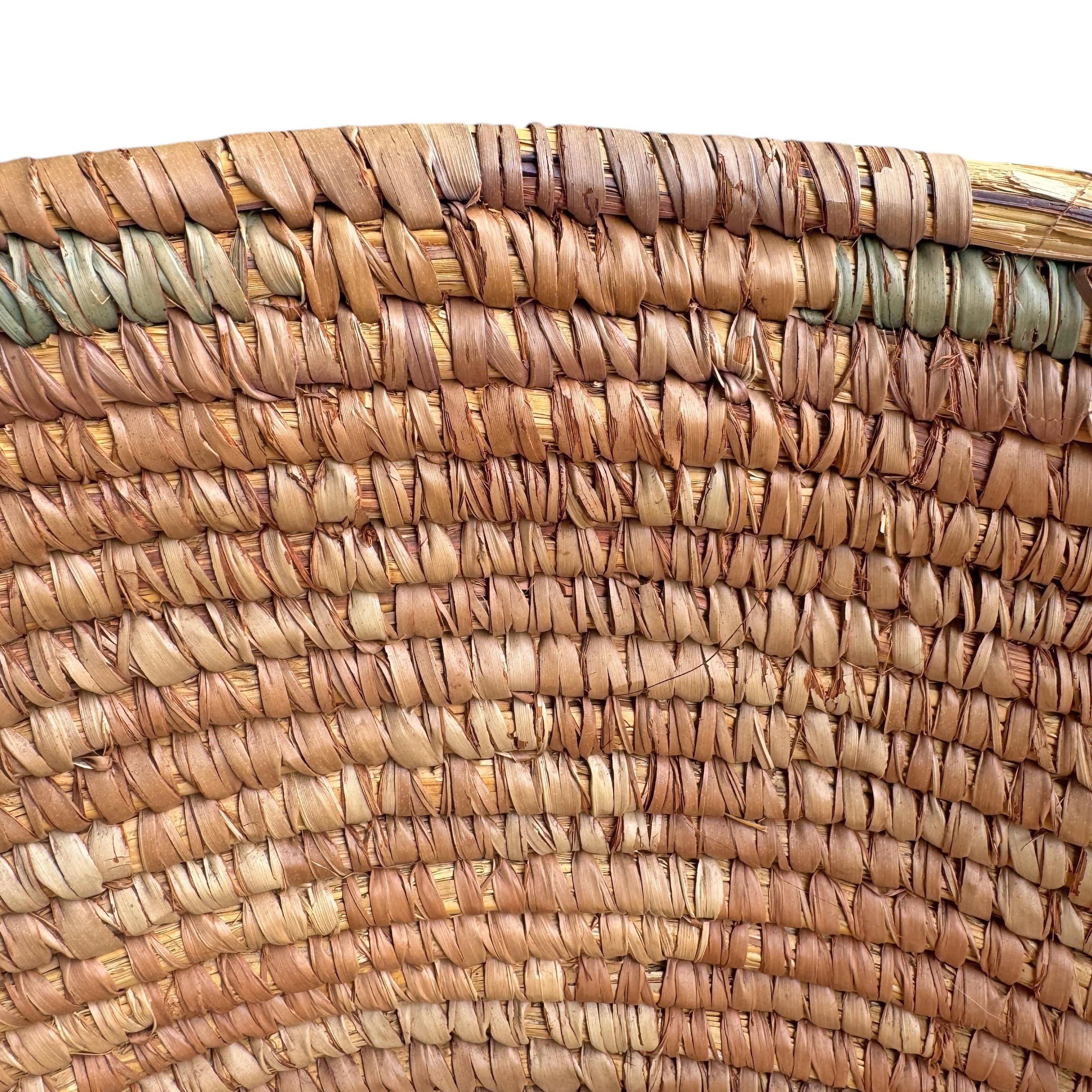 Rather Large 20th Century Hausa Basket For Sale 4