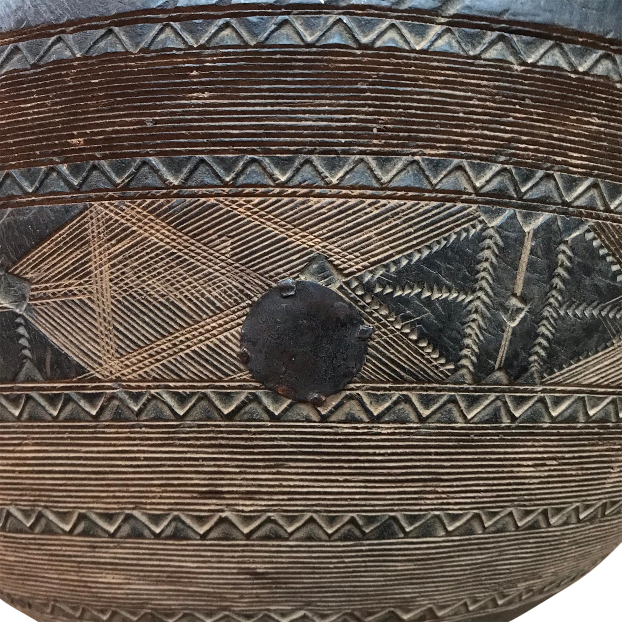 Tribal Rather Large Early 20th Century Tuareg Bowl