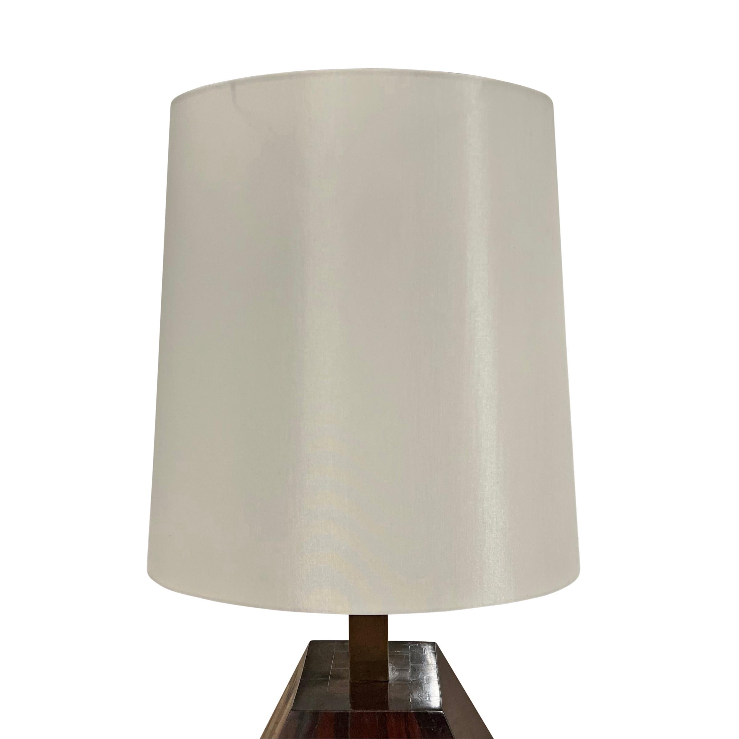 Brass Rather Large Mid-20th Century Italian Table Lamp by Romeo Rega For Sale