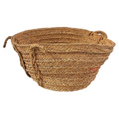 Rather Large Used French Vineyard Basket