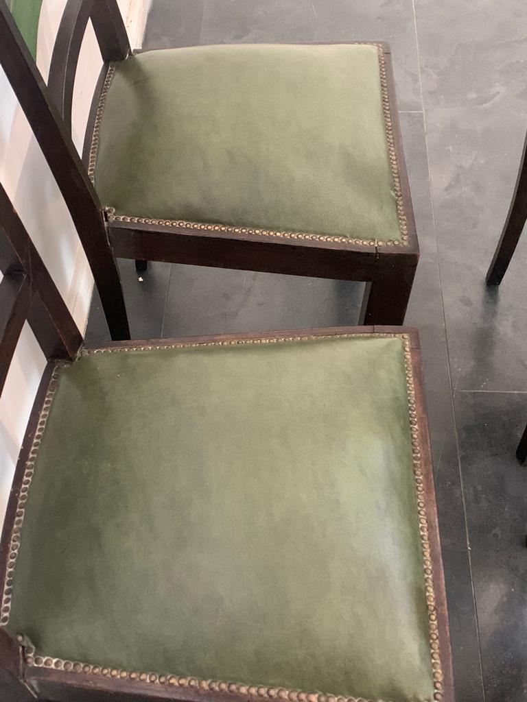 Ensemble de salle à manger Art Deco en palissandre et érable vert, ensemble de 9 pièces en vente 10
