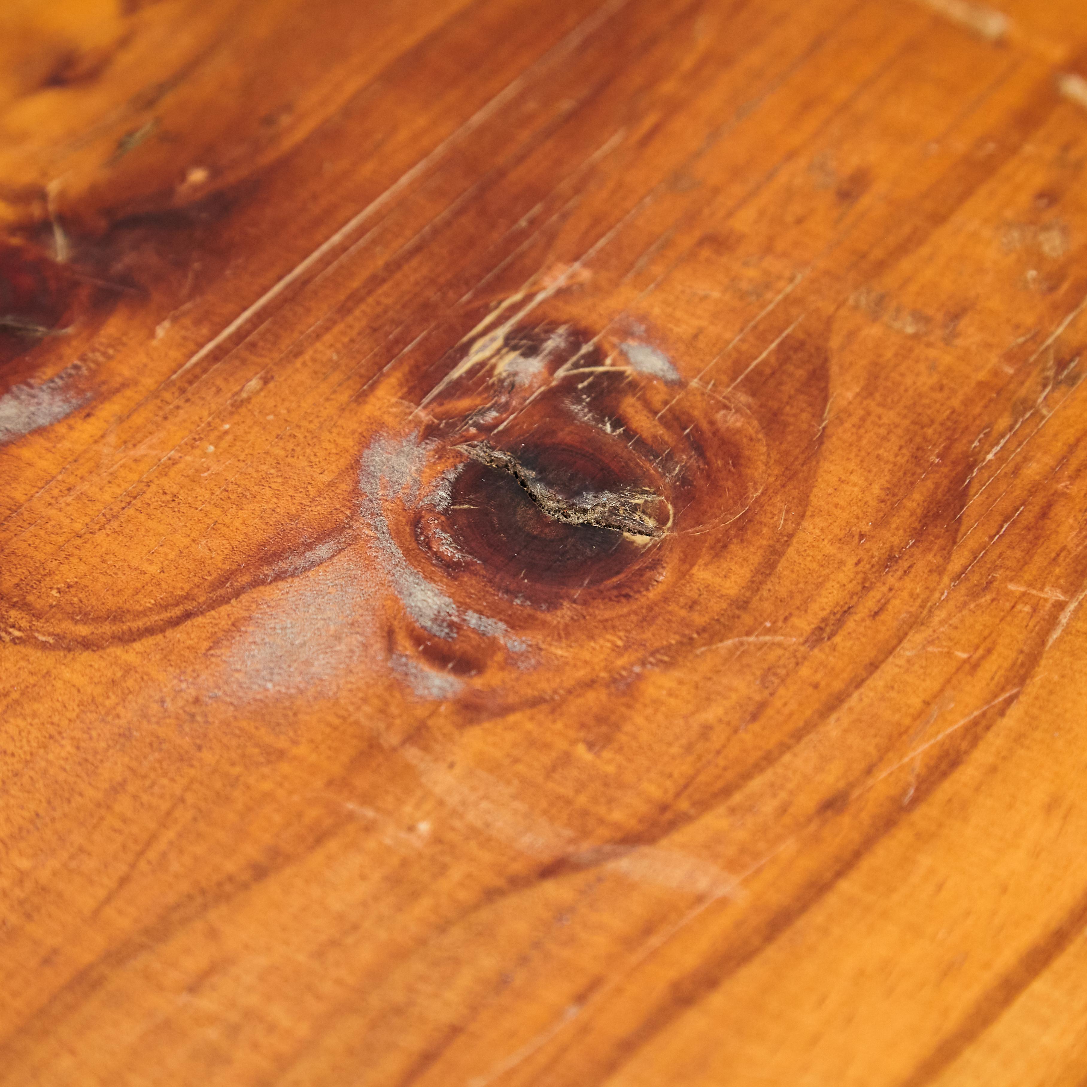 Banco de madera francés racionalista moderno de mediados de siglo, hacia 1960 en venta 8