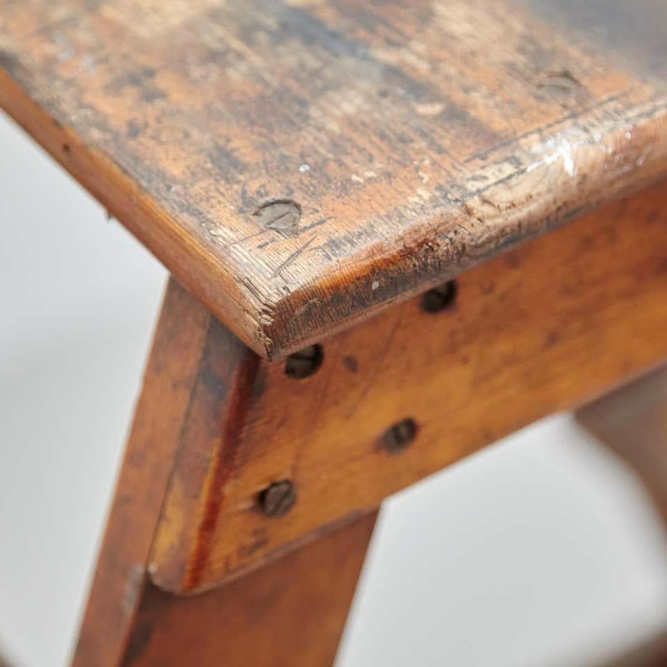Escalera racionalista de madera, hacia 1940 Español