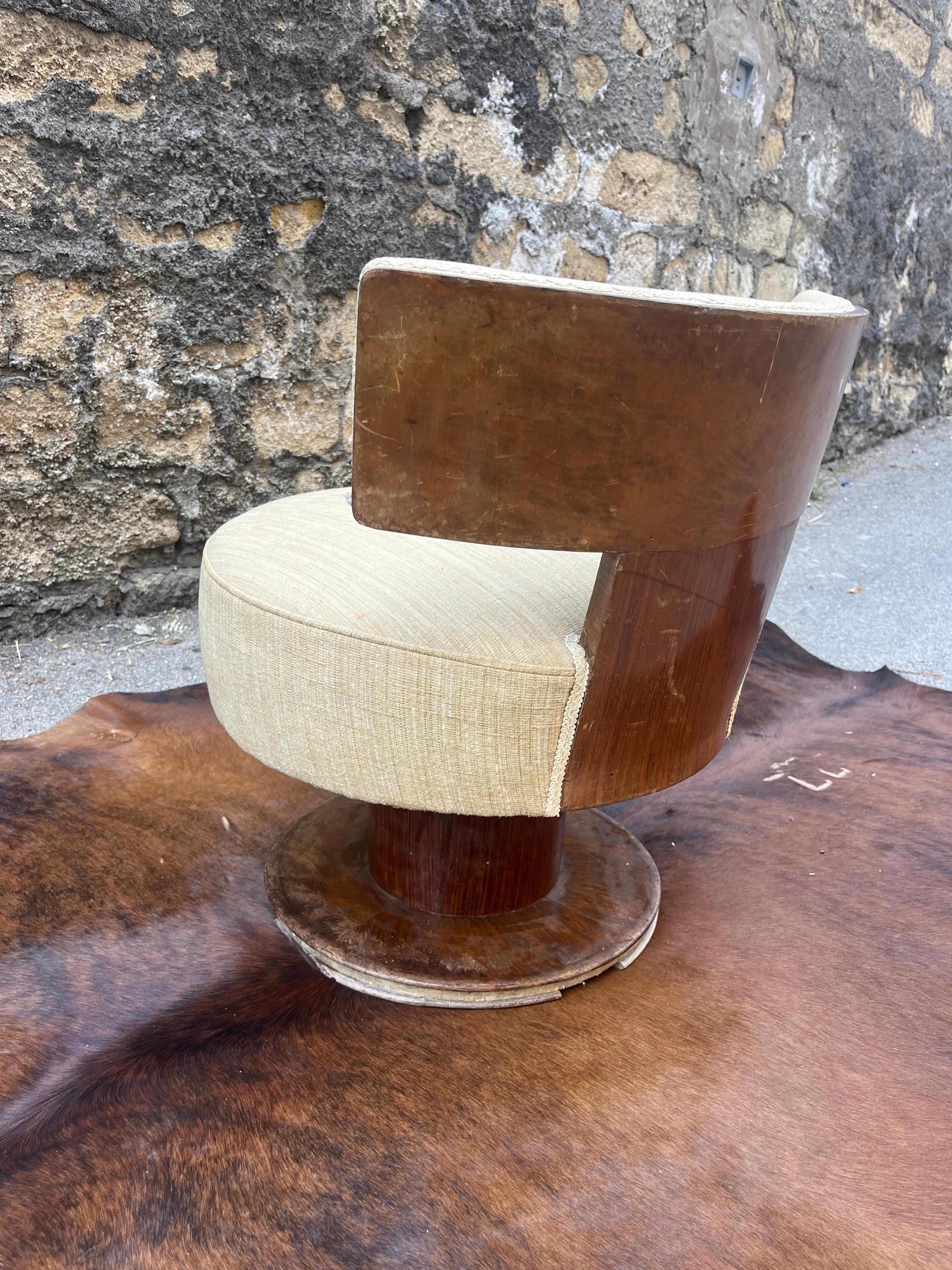 Rationalist style children's armchair BBPR from the 20s in vendita 3