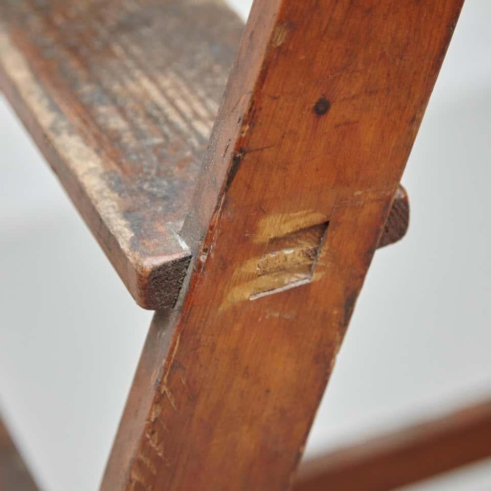 Escalier rationaliste en bois - Circa 1940, Espagne, By Unknown Manufacturer en vente 8