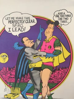 'Ratman and Boobin Real Identity Exposed' Original Vintage American Poster, 1970