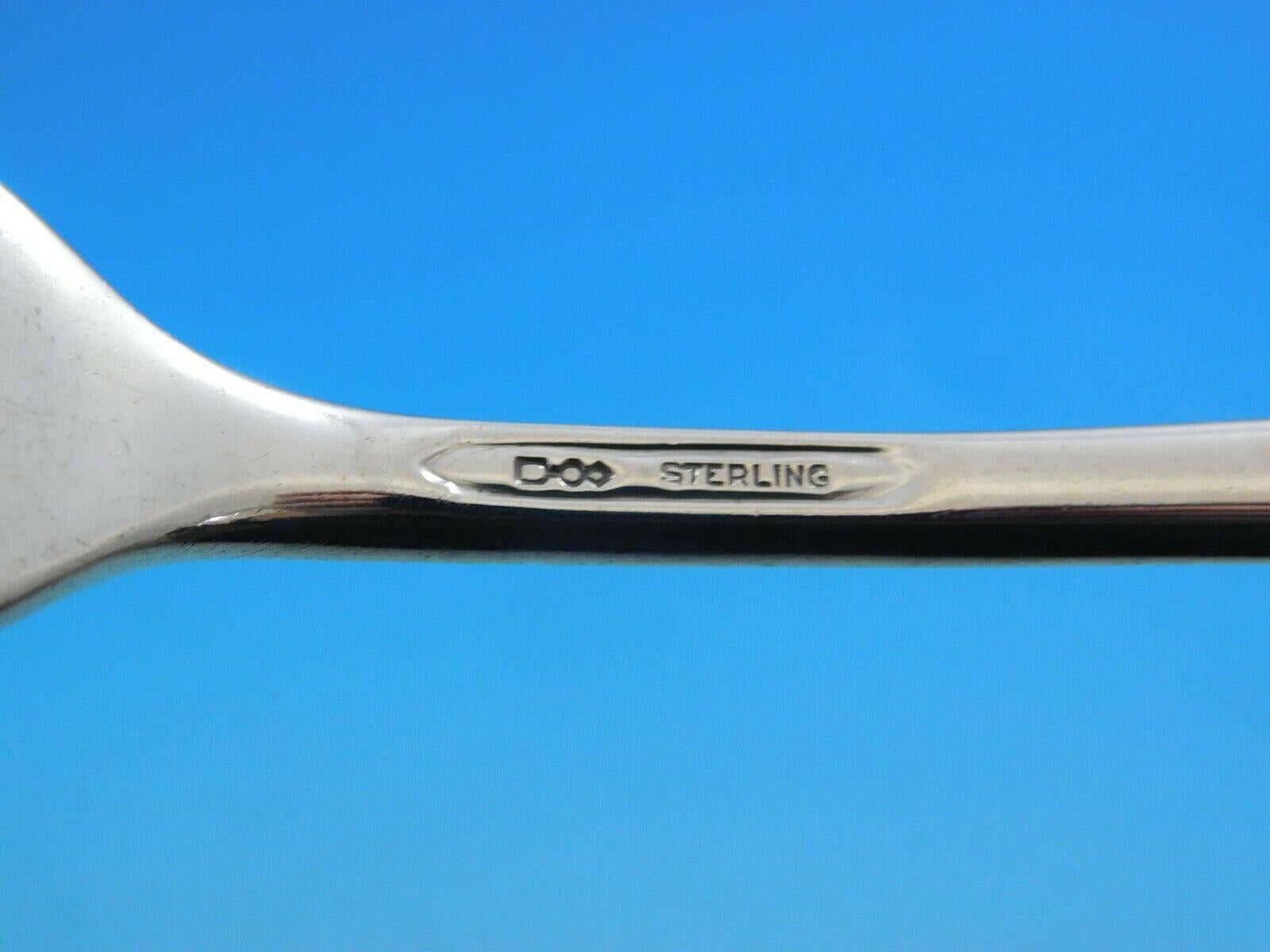 Antikes Rattail-Besteckservice von Dominick & Haff aus Sterlingsilber (19. Jahrhundert) im Angebot