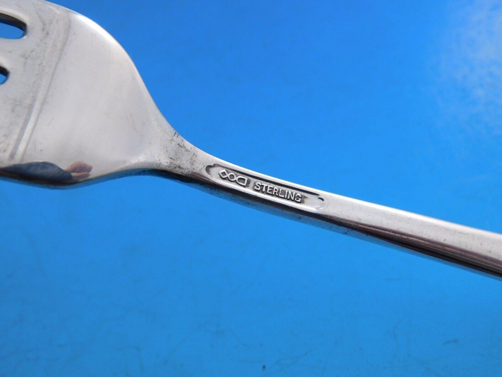 Argent sterling Service d'argenterie sterling Rattail Antique par Dominick & Haff, 59 pièces en vente