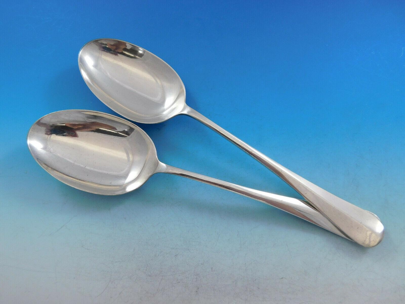 Rattail by Cooper Bros, English Sterling Silver Flatware Set Service 48pc Dinner 2