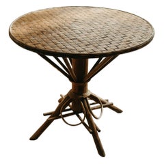 rattan 1970
s table