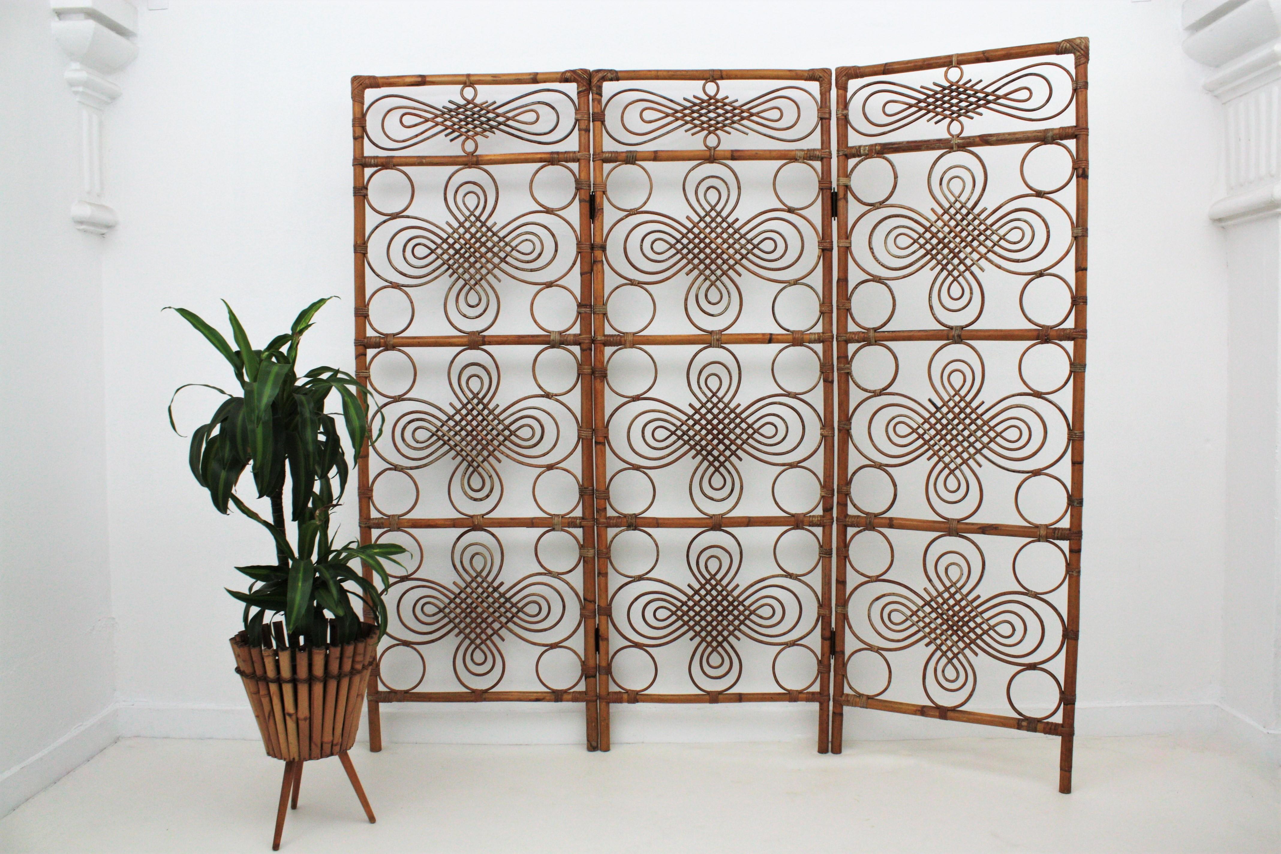 bamboo room divider