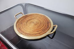 Unterwäsche aus Rattan und Messing, Italien, 1970