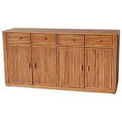 Rattan and Caned Cabinet