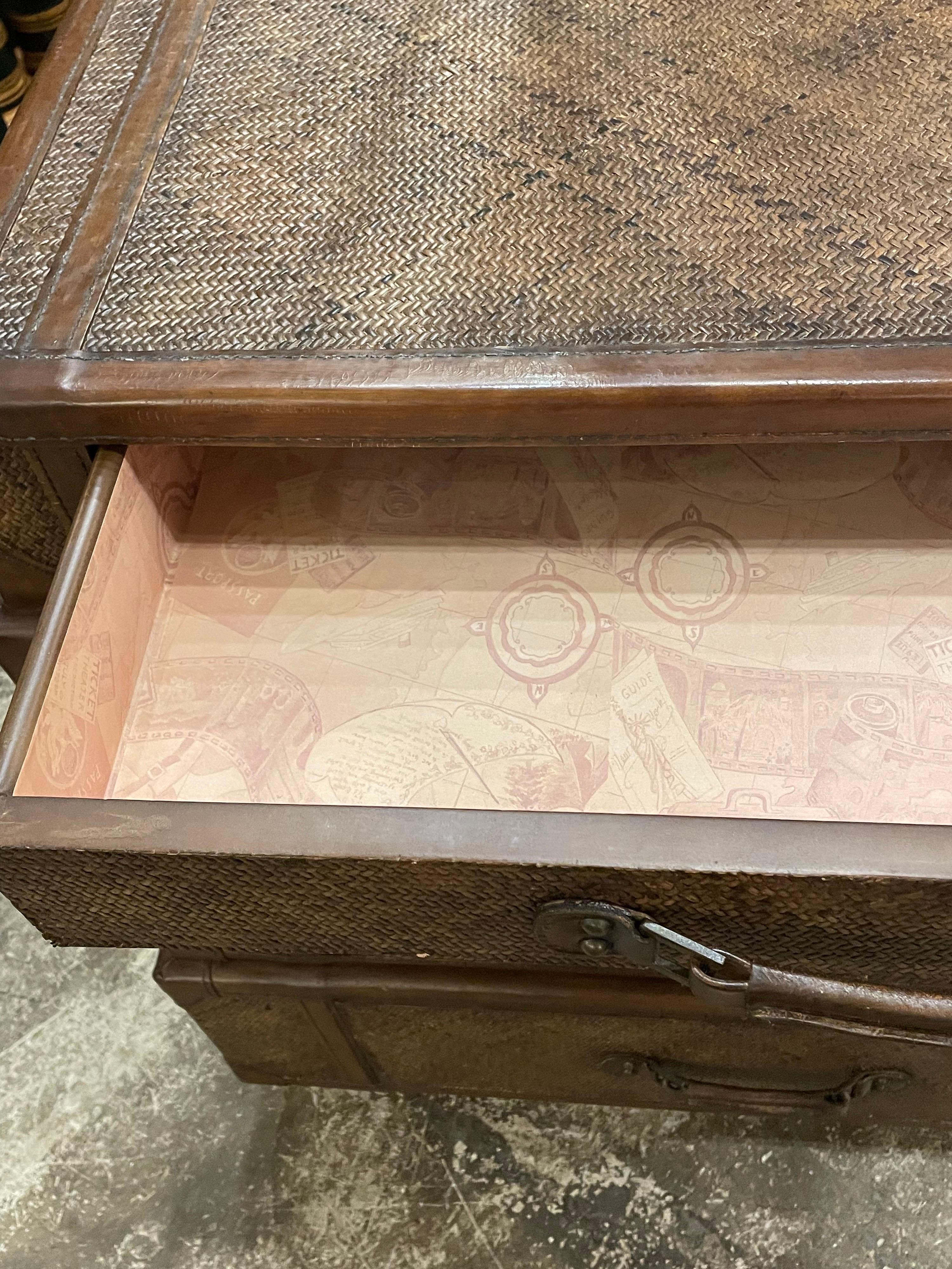 dresser that looks like suitcases